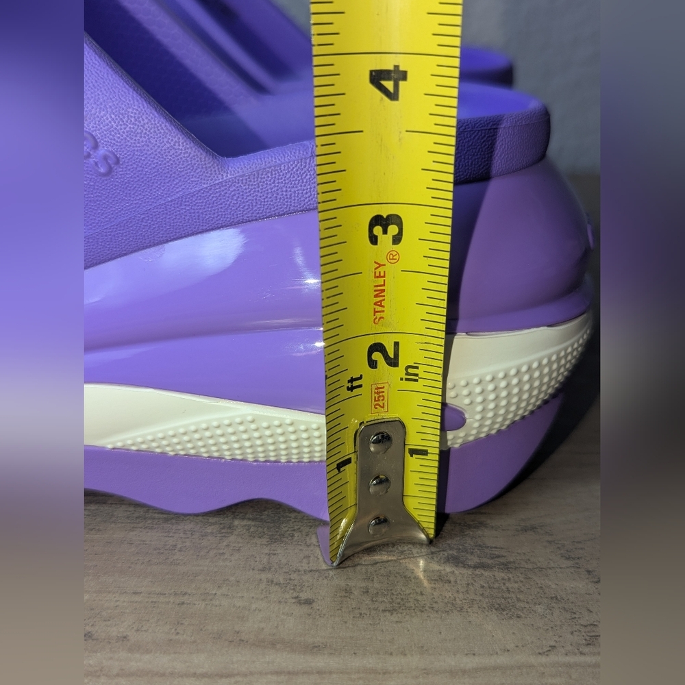 Crocs Mega Crush Triple Strap Platform Sandals Women's 8 Purple - Picture 13 of 13